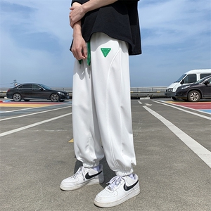 2025夏季新款港风束脚抽绳男运动休闲裤D201-DM151-P40图片