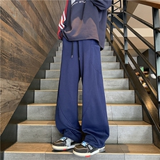 2024新款秋季美式解构拼接弯刀卫裤直筒休闲长裤潮现货K8197-P43，男装休闲裤，星座512-3