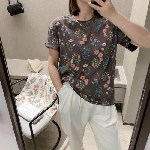 【】休闲夏季碎花T，女装，Ti Ti