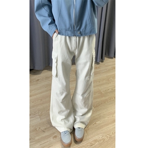 直筒裤工装休闲裤男女  美式高街潮牌长裤子K7047-P57图片