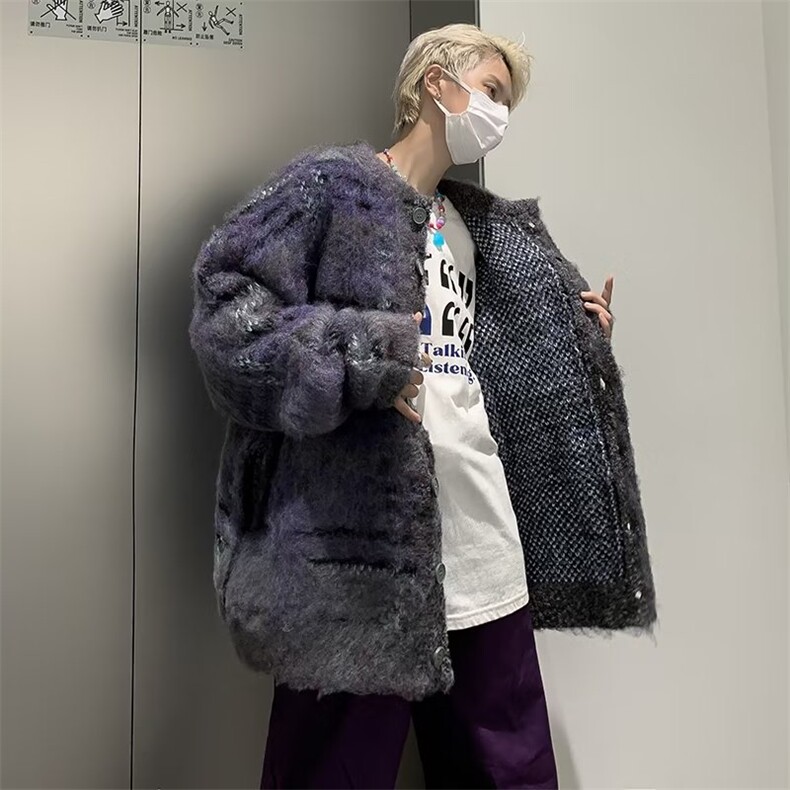 美式毛衣男慵懒风休闲针织衫Q5023P55,男装针织衫/毛衣,星座1116-2