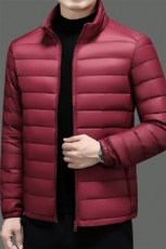 达标50绒轻薄羽绒服外套男立领冬季中青年男士休闲百搭YR911-P70，男装羽绒服，星座301D(原星座1004-8）