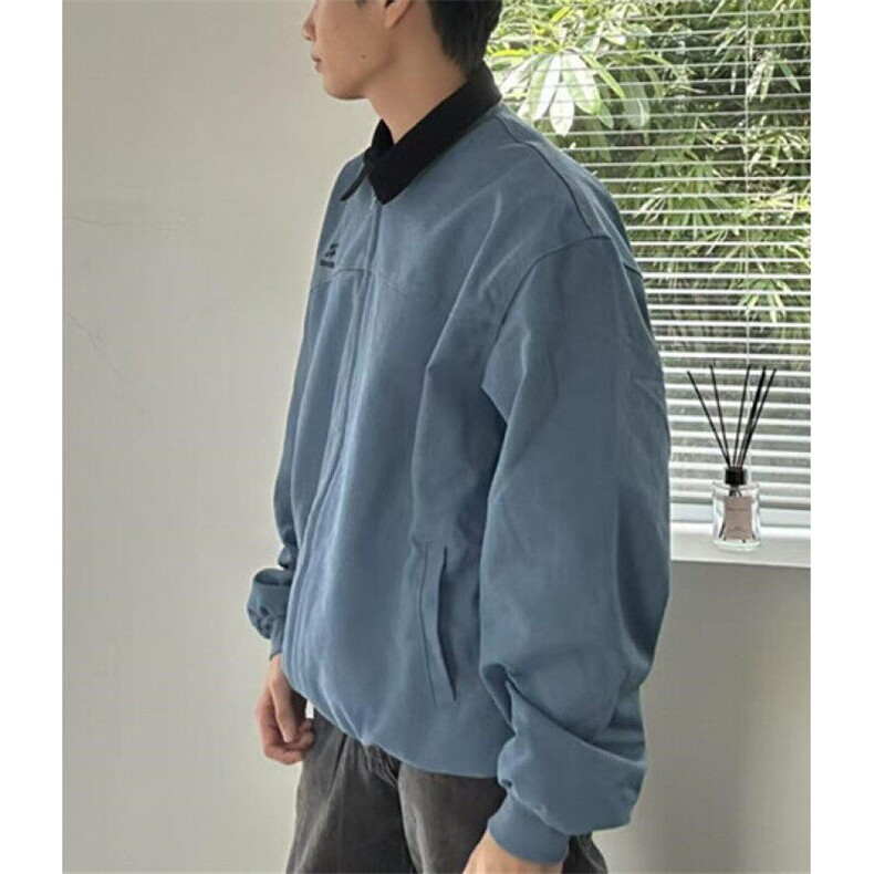 洗水新春季拼接翻领飞行服外套男女复古宽松高街百搭夹克J3557,男装夹克,星座1116A（原606A-3）