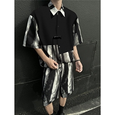 1新中式套装TZ77797特P51衬衫CS77798特P33DK77055特P18大码M-5XL，男装衬衫，星座226-2