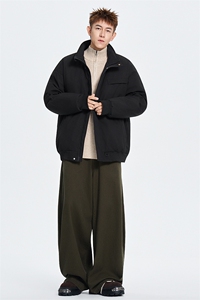 MY833-P85 棉服男冬季新款港风宽松立领棉衣S-2XL图片