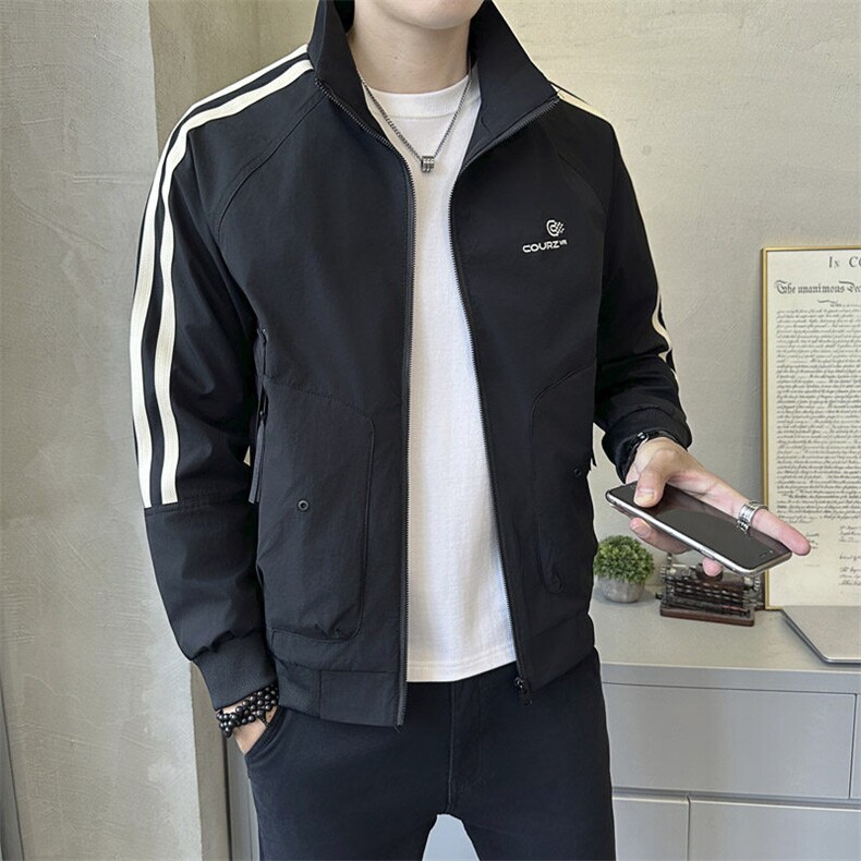 JK1806P95春秋季男士立领夹克外套已备大货,男装夹克,星座414（原B263）