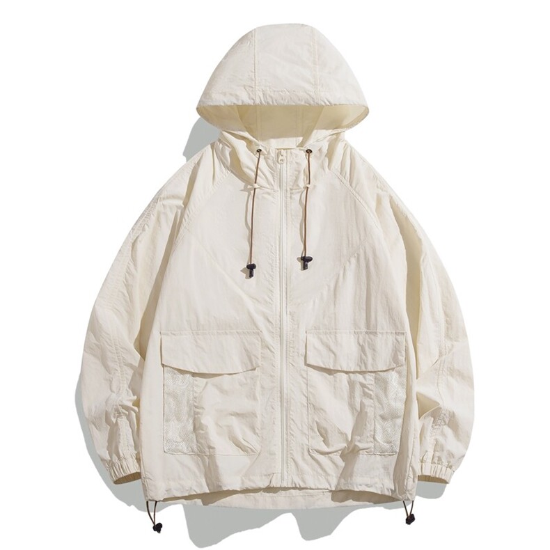 UPF50+夏季防晒衣2025大码男士轻薄款户外连帽冰丝外套2350-P28，男装防晒衣，星座1816-2（原1210–2）