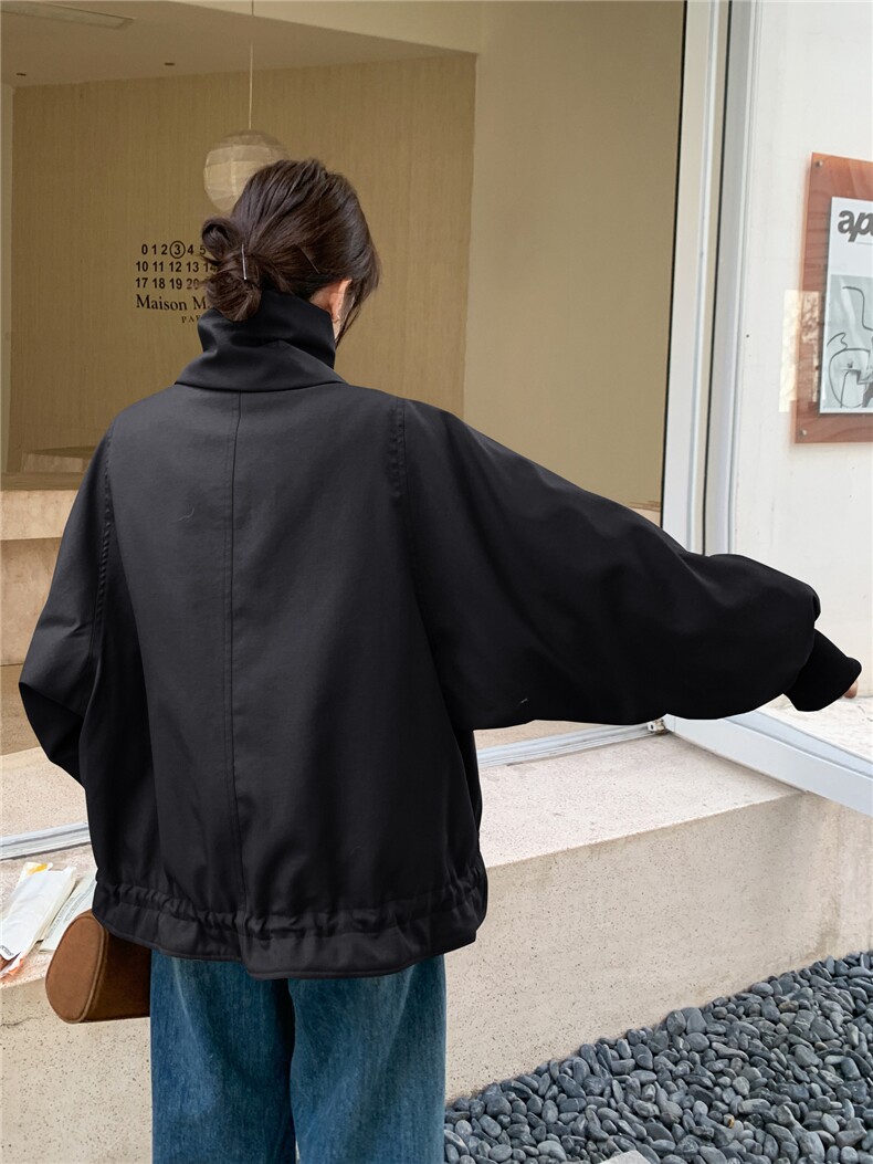 韩系拼接撞色格子围巾短款羽绒服女2025冬立领宽松小个子减龄外套,女装羽绒服,艾米莉亚