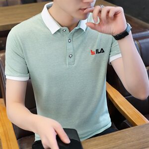 款5638男士短袖T恤polo衫男潮流半袖夏季衬衫领潮牌上衣服图片