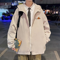 ！港风风衣男短款长袖夹克男休闲外套男上衣男DJK245-P45，男装夹克，电商B371
