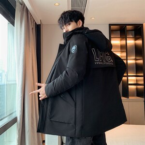 主推 90%白鸭绒M-8XL大码中长羽绒服 109-2199-P205图片