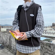 秋季假两件衬衫套头卫衣男港风韩版宽松长袖休闲上衣潮wy226-p40，男装卫衣，星座1008-2