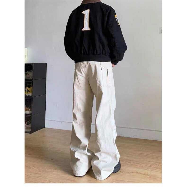 春秋新款帆布夹克外套男潮流宽松百搭复古潮牌工装上衣HH20P99,男装夹克,星座1013-5