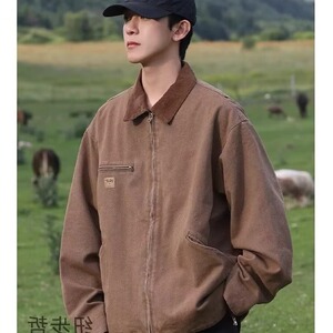 网络图 现货美式复古小众韩系飞行夹克男女小个子棒球服J8119-P80图片
