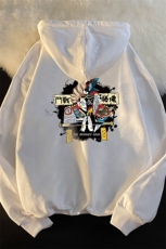 WY2016-P35加绒款-P40纯棉连帽卫衣男大码运动帽衫宽松薄外套男，男装卫衣，电商A040