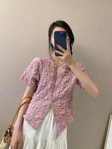 现货！新款开衫短袖！，女装，欧菲拉