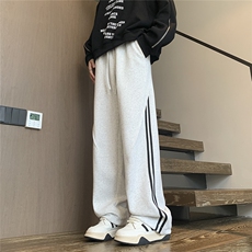 现货现货2025年秋季新款宽松休闲卫裤男D329-QM757-特45-控78，男装休闲裤，电商D329