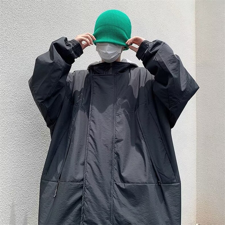 男秋季外套潮牌街头夹克风衣HY98P60图片