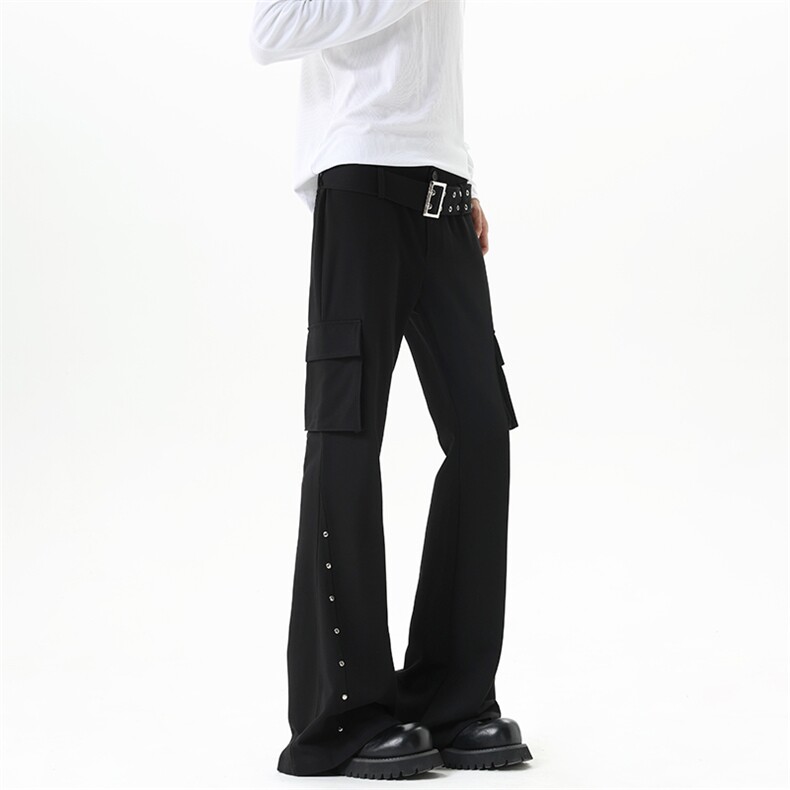 【现货】XZ1218BK3154特价P50美式高街微喇个性铆钉牛仔裤,男装牛仔裤,星座1218（原611-3）