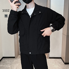 工装外套男新款潮流短款夹克衣服男士春秋款上衣，男装夹克，星座1013