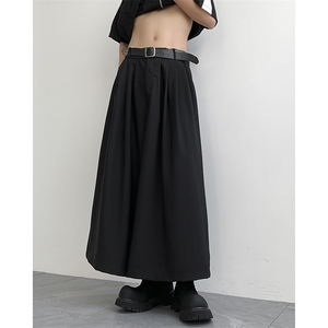 新中式风唐装裙裤加肥加大码阔腿裤休闲裤310A-2 BK320 P60控78图片