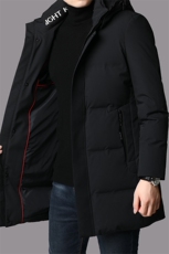 冬装新款标白鸭绒连帽加厚保暖羽绒服休闲商务品质男装外套，男装羽绒服，钱塘6003（原4033）