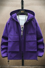 春季新款现货三防户外夹克男连帽冲锋衣外套DSA157B-J93-P60，男装夹克，电商A157B