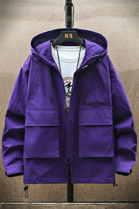 春季新款现货三防户外夹克男连帽冲锋衣外套DSA157B-J93-P60图片