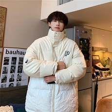 特P95控168直播品质！提花拼接加厚休闲棉衣潮流痞帅MY260，男装棉衣，电商B370
