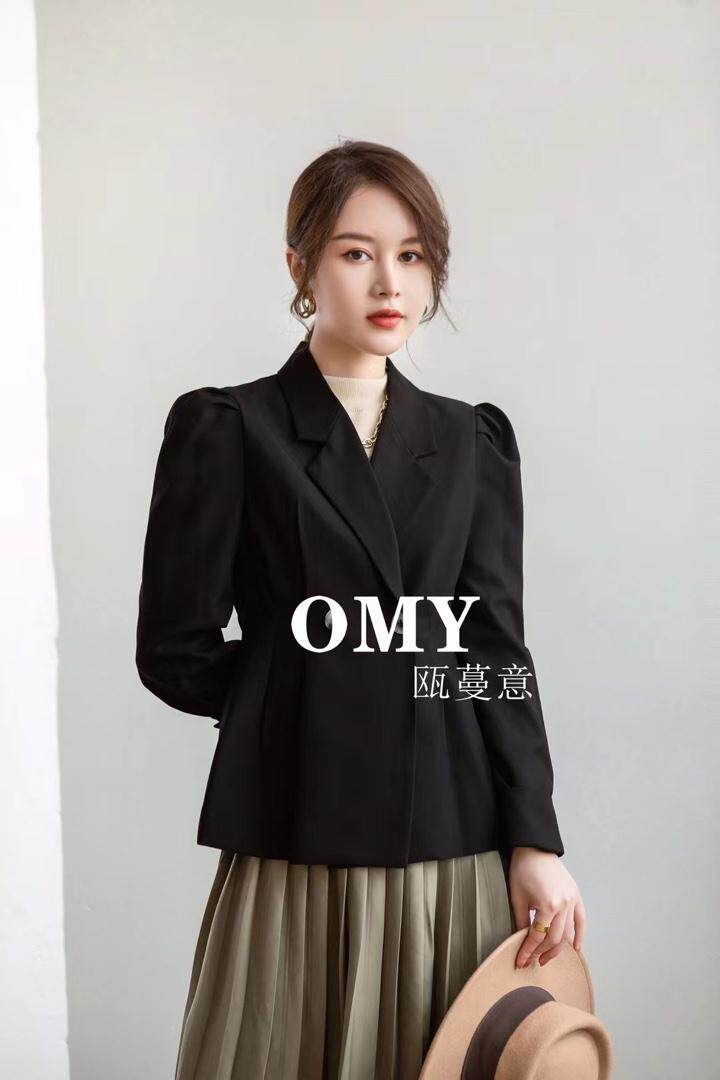 现货！收腰西装外套，女装西装，OMY 瓯蔓意