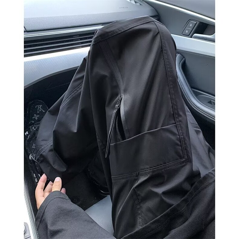 男款软壳冲锋裤男秋冬季2025加绒高个子工装裤美式高街保暖休闲裤,男装棉衣,星座302B-2