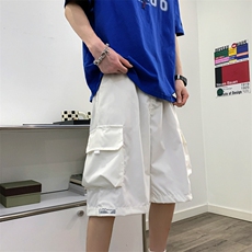DK905-P35夏季新款工装裤短裤男士五分裤透气宽松时尚潮休闲裤，男装牛仔裤，电商B280-1（原A049）