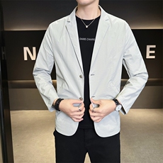 春季新款商务风西装外套男休闲西服男士西服JK02629-P83，男装西服套装，星座308B-2