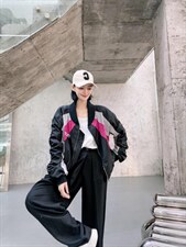 2022春款棒球服拼色彩，其它，金漫莎