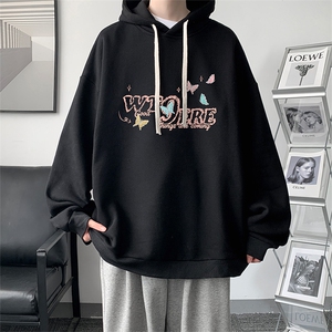 连帽卫衣男大码胖子帽衫大号运动服WY2443-P35图片