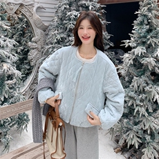 新标90绒羽绒服女短款高级感丝绒保暖外套2C227/3325/P265K338，女装羽绒服，2C227