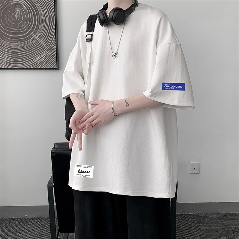 DX17062-P20纯棉短袖t恤男大码半袖打底衫宽松体恤衫大皂风,男装T恤,电商A040