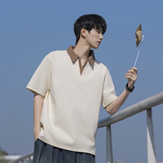 夏季大码公版拼色翻领POLO衫男休闲，男装Polo衫，星座1107-1