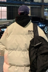 港风秋冬新款保暖立领宽松棉服外套男MY62039特批65控99，男装棉衣，电商A268A