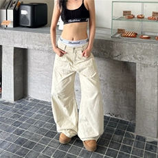 美式直筒工装裤女夏季薄款速干裤登山裤高腰宽松显瘦窄版休闲裤子，男装工装外套，星座506A