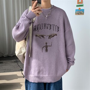 ！高品质2023秋冬季男士加厚圆领毛衣百搭针织衫线衣M806P45图片