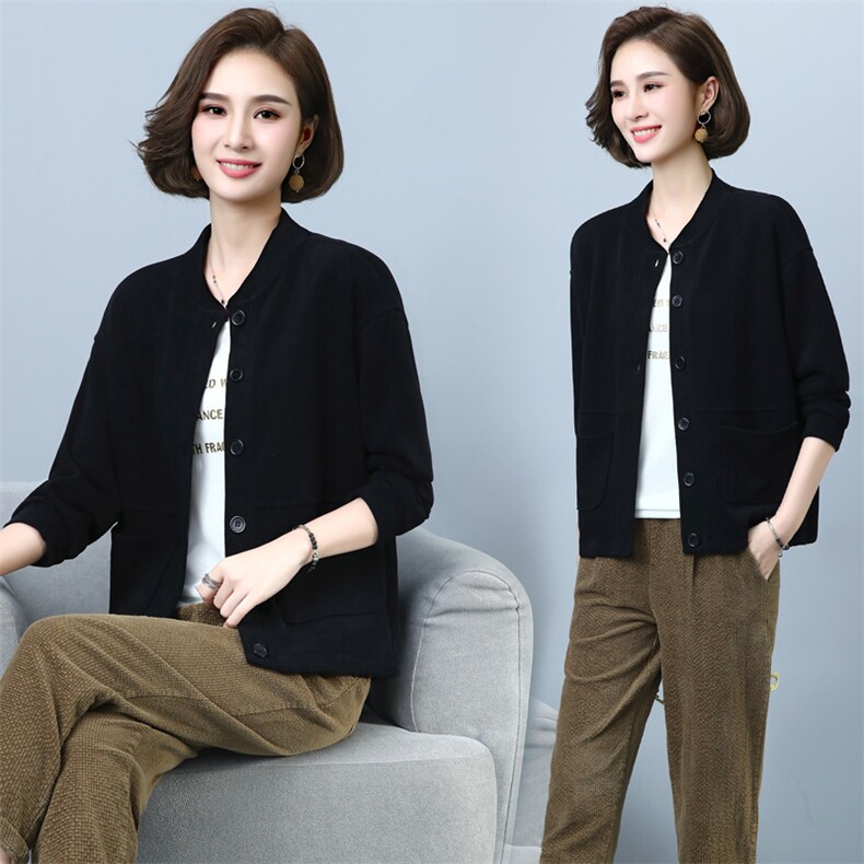 春秋棒球服女2026年秋季新款潮韩版休闲短款开衫外套卫衣上衣女棉,女装卫衣/绒衫,简韵佳
