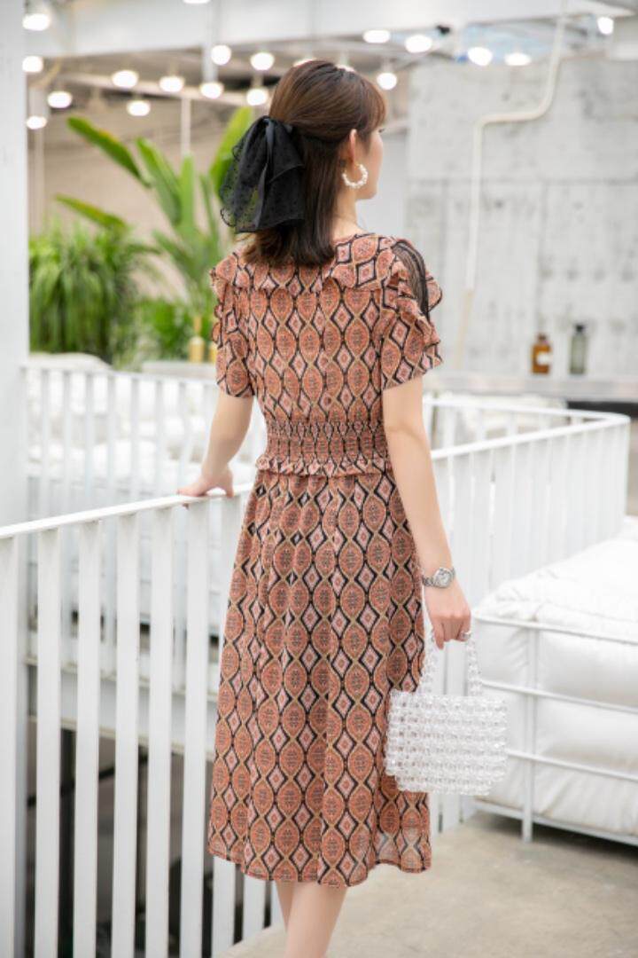 现货供应：雪纺连衣裙M一XXL，女装连衣裙，拉思维加丝