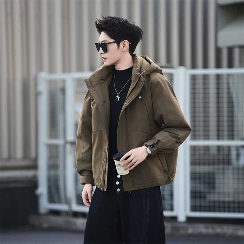 55805-L-3XL-P215标50绒社会小伙男士休闲工装连帽防寒羽绒服男,男装羽绒服,电商B255