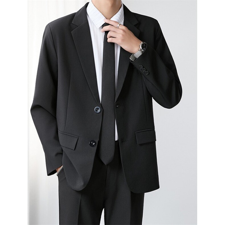 大码休闲西装男轻熟潮流雅痞帅气外套dk制服小西服套装XW03，男装西服套装，星座1116A（原606A-3）