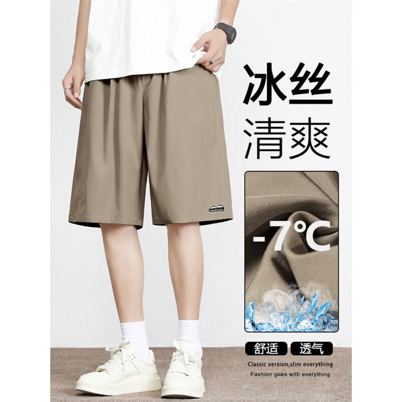 夏季透气五分裤直筒休闲百搭短裤垂顺凉感 DK506-特批-1739图片