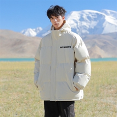 现货抖音得物可供视频三防加厚羽绒连帽棉衣外套面包棉服85539，男装棉衣，电商A486
