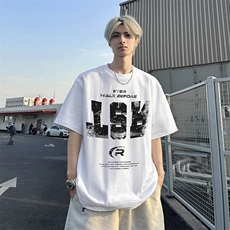 240g美式重磅短袖T恤FSDX248M-5XL特批25无差价控48，男装T恤，电商B219B