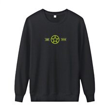 2021春秋季日系新款潮流印花男纯棉圆领青少年卫衣班服男P35，男装卫衣，星座217-4