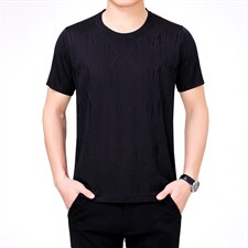 夏季新款2022短袖t恤男薄款中年大码装男装翻领冰丝体恤，男装T恤，电商B212（原钱塘6029）